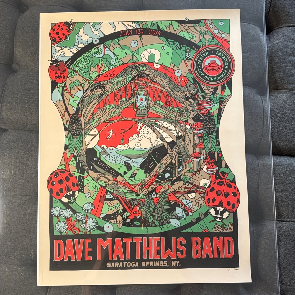 Dave Matthews Band Concert Poster - Sold